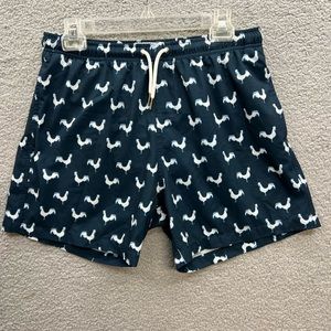 Bermies Men's Swim Trunks Rooster Classic Cut Size Med